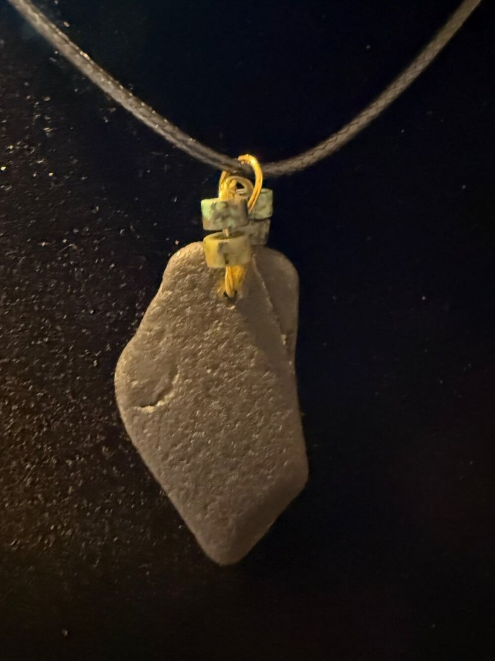 Island Olive – Puerto Rico Sea Glass Pendant Necklace